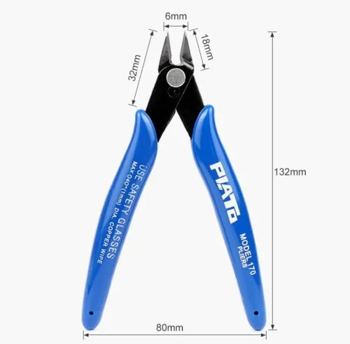 Szczypce boczne Plato 133 mm 4" - obrazek 2